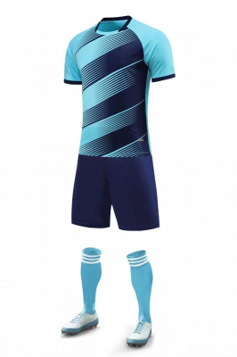 Футбольная форма детская Aeds С5033 Light blue/navy 130