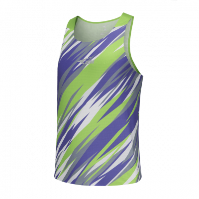 Майка легкоатлетическая 231100006 Green/blue M